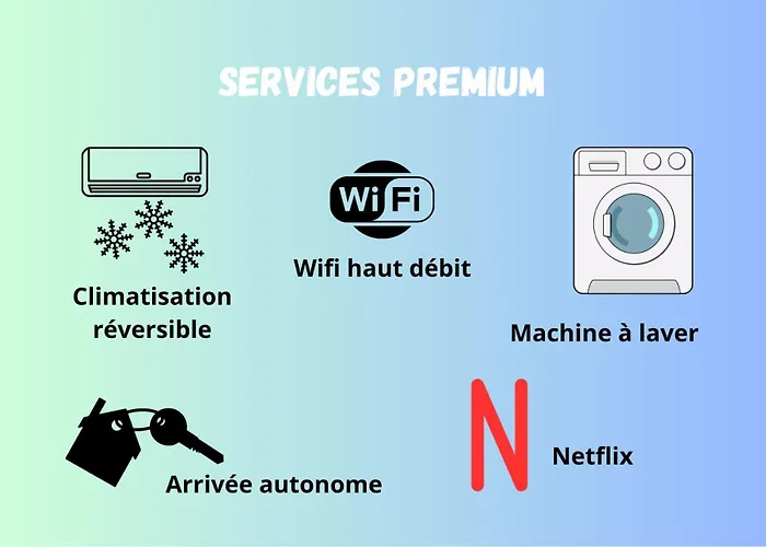 Apartment Le Nimois Clim, Netflix, Cocon Cosy Proche Du Centre